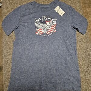 NWT Boys Bass Pro Shop Tshirt Size XlG Blue Short Sleeve